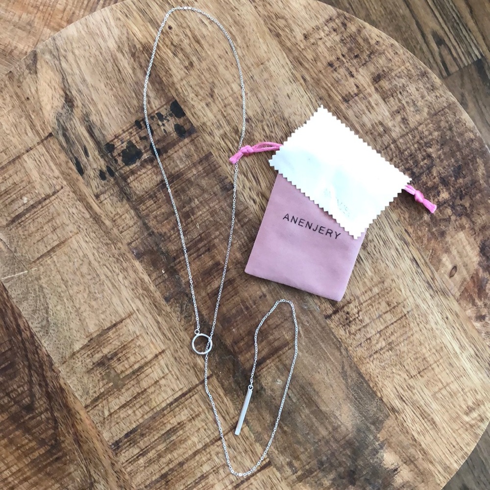 Drop Silver necklace
